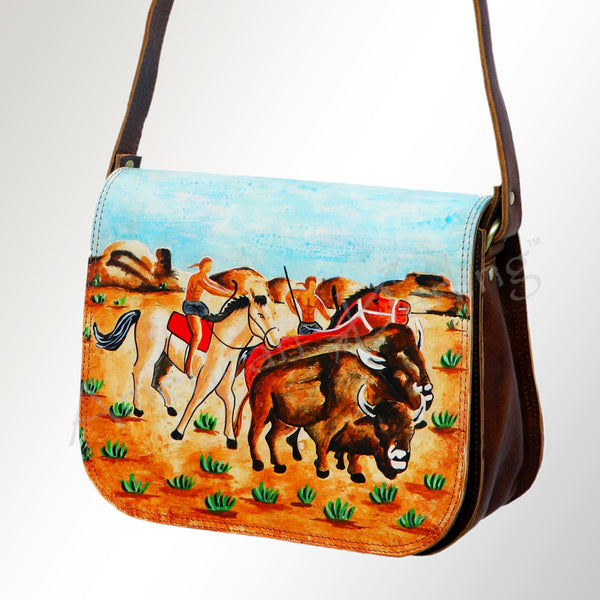 ADBGM191 Messenger Genuine Western Leather Women Bag