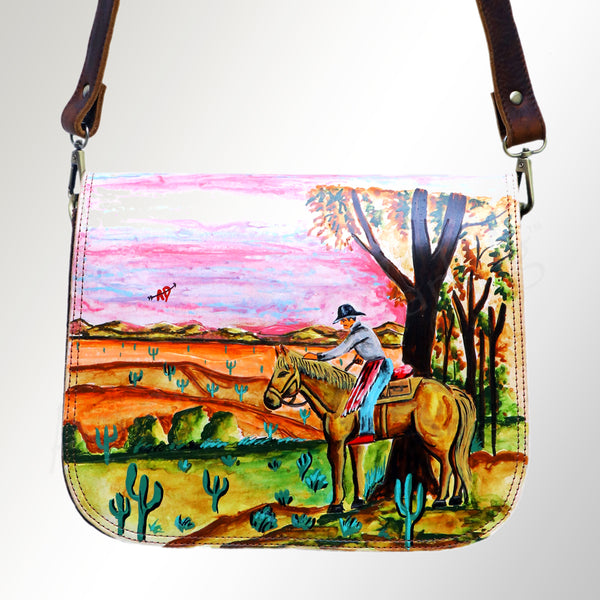 ADBGM191 Messenger Genuine Western Leather Women Bag