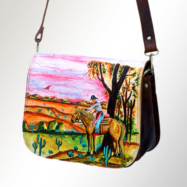 ADBGM191 Messenger Genuine Western Leather Women Bag