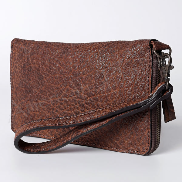 LC-ADBGZ394A Wristlet Genuine Western Leather Women Bag