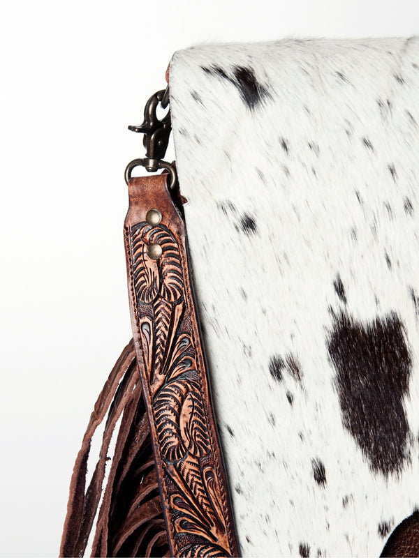 LC-ADBGZ137 Messenger Hair-on Genuine Western Leather Women Bag