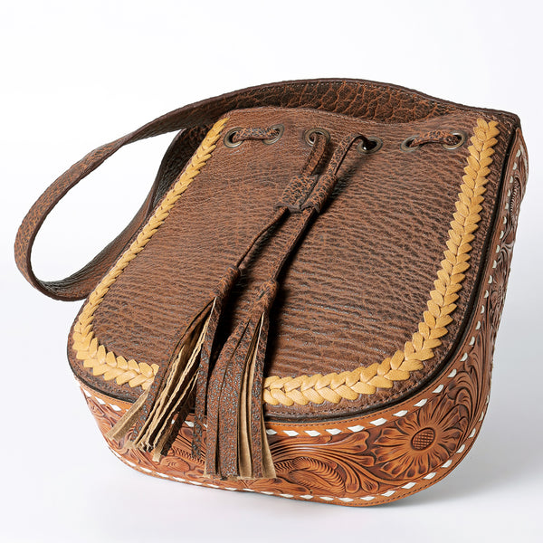 LC-ADBGZ485 Bucket Genuine Western Leather Women Bag