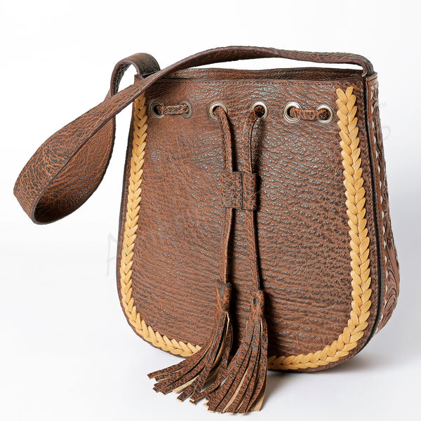 LC-ADBGZ485 Bucket Genuine Western Leather Women Bag