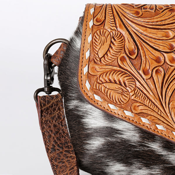 LC-ADBGZ432B Crossbody Genuine Western Leather Women Bag