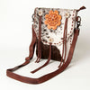 LC-ADBGZ462B Crossbody Genuine Western Leather Women Bag Sage