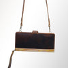 ADBGM113 Hand-Painted Leather Crossbody - Rodeo & Floral Design