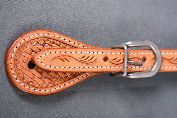 BEASPE149-Western leather Spurs Strap