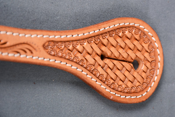 BEASPE149-Western leather Spurs Strap