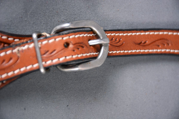 BEASPE150-Western leather Spurs Strap