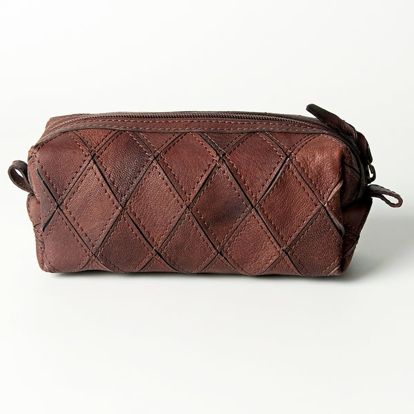 LC-ADBGZ488 Toiletry Genuine Western Leather Women Bag