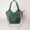 ADBG775B American Darling Western Leather Tote Bag - Handcrafted Full Grain Leather Bag