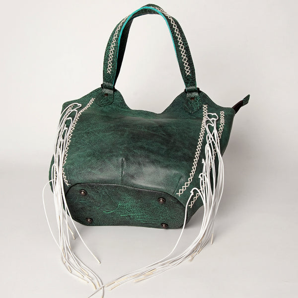 ADBG775B American Darling Western Leather Tote Bag - Handcrafted Full Grain Leather Bag