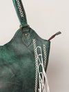ADBG775B American Darling Western Leather Tote Bag - Handcrafted Full Grain Leather Bag