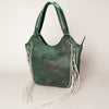 ADBG775B American Darling Western Leather Tote Bag - Handcrafted Full Grain Leather Bag