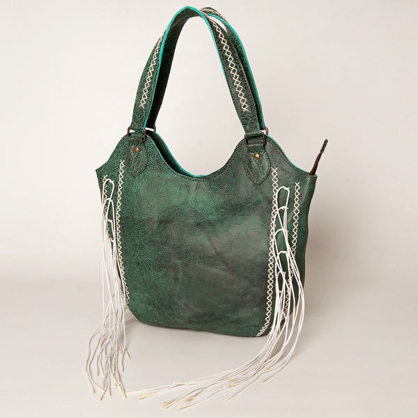 ADBG775B American Darling Western Leather Tote Bag - Handcrafted Full Grain Leather Bag