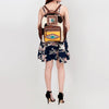 ADBG782 American Darling Western Leather Backpack - Hand Tooled Cowhide & Saddle Blanket