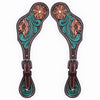 BER104-Western American Leather Spur Strap