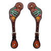 BER109-Western American Leather Spur Strap