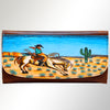 ADBGM112 Hand-Painted Leather Crossbody Clutch - Western Design by American Darling