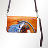 ADBGM169 Hand-Painted Leather Crossbody Purse - Multiple Western Scene