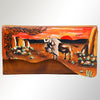 ADBGM179 Handcrafted Western Tooled Leather Crossbody with Artistic Rodeo Design