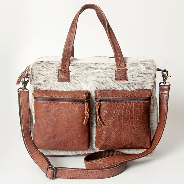 ADBG264 American Darling Tote Bag - Handcrafted Hair-On Cowhide & Western Leather Bag