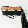 ADBG344 American Darling Hand Tooled Leather WristletBag