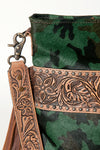 ADBGS192 Large Crossbody Genuine Western Leather Women Bag Pearl