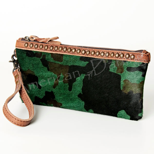 ADBG344 American Darling Hair-On Cowhide Wristlet Bag