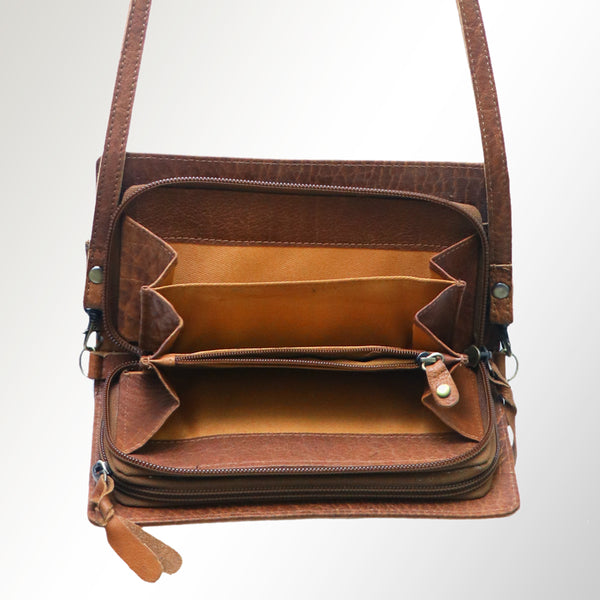 ADBGM238 Classic Western Leather Orgaiser - Full-Grain Wristlet Purse