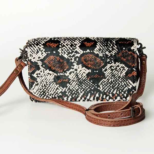 ADBG485 American Darling Hair-On Cowhide Organiser Bag