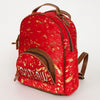 ADBGS156 Red Hair-On Hide Leather Mini Backpack - Western Cowgirl Style