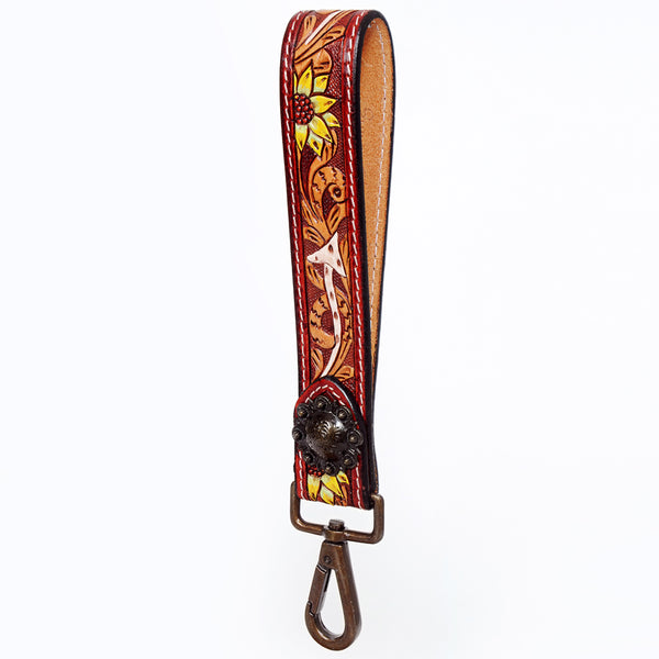 LC-ADWSF122 Genuine Leather Handle Strap For Wristlet Bags
