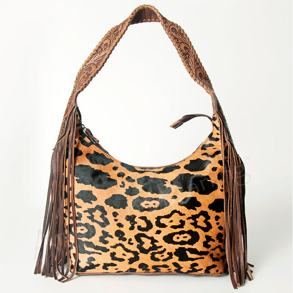 ADBG803 American Darling Handcrafted Cowhide Hobo Bag Tooled Leather Fringe Shoulder Bag