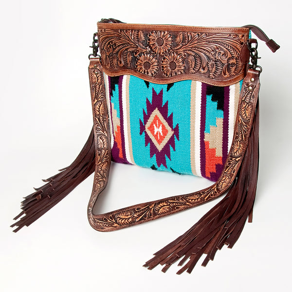 LC-ADBGZ572 Crossbody Genuine Western Leather Women Bag