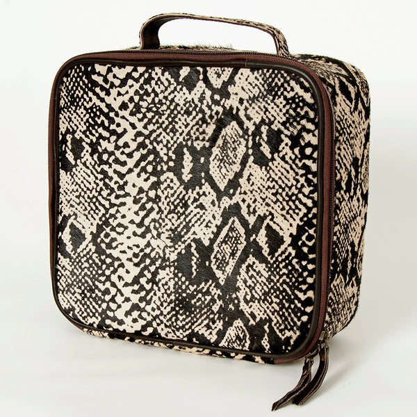 ADBGA229 American Darling Hair-On Cowhide Genuine Leather Jewelry Case Organizer