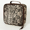 ADBGA229 American Darling Hair-On Cowhide Genuine Leather Jewelry Case Organizer