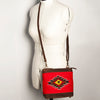 ADBGA236 American Darling Kilim & Leather Crossbody Bag - Western Saddle Purse