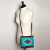 ADBGA236 American Darling Kilim & Leather Crossbody Bag - Western Saddle Purse