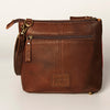 ADBGA236 American Darling Kilim & Leather Crossbody Bag - Western Saddle Purse