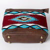 ADBGA236 American Darling Kilim & Leather Crossbody Bag - Western Saddle Purse