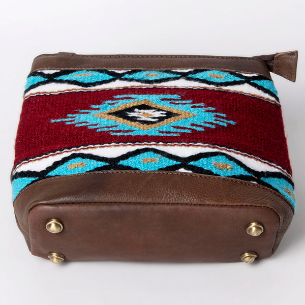ADBGA236 American Darling Kilim & Leather Crossbody Bag - Western Saddle Purse