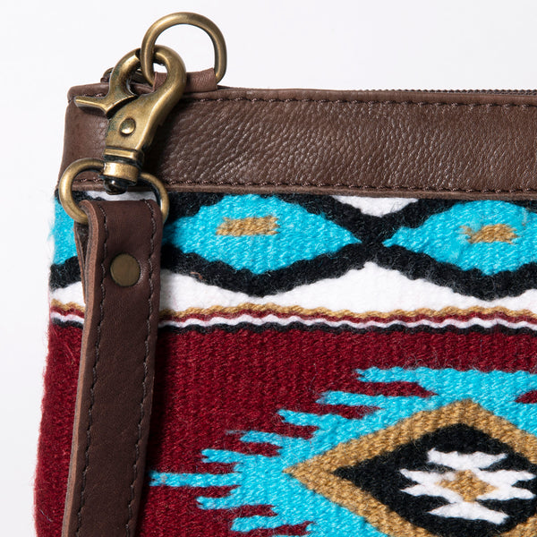 ADBGA236 American Darling Kilim & Leather Crossbody Bag - Western Saddle Purse