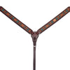BER149-Western Leather Breast Collar