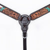 BER154-Western Leather Breast Collar