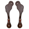 BER174-Western American Leather Spur Strap