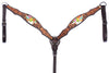 BER180-Western Leather Breast Collar