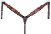 BER225-Western Leather Breast Collar