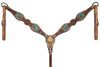 BER243-Western Leather Breast Collar