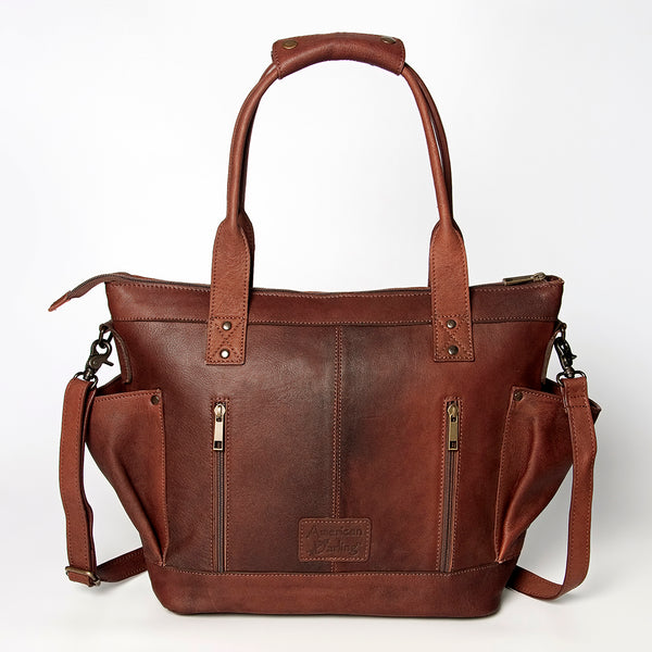 LC-ADBGZ324C Tote Genuine Western Leather Women Bag